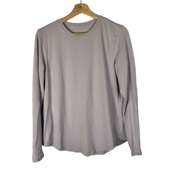 Lululemon Love Long Sleeve Faint Lavender Athletic Top 8 - Picture 3 of 5